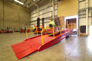 Logistics BusinessLoading Bay Specialist Continues Ops with Safe Practice Methods