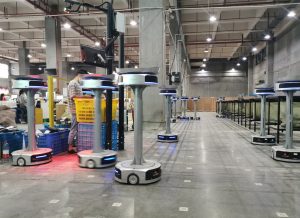 Logistics BusinessLarge-scale AMR Sorting System for e-commerce