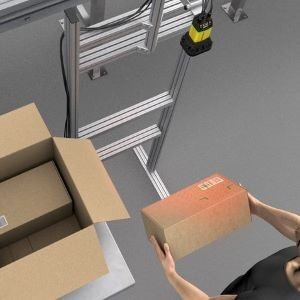 Logistics BusinessOverhead Hands-free Barcode Reading