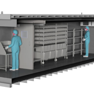 Logistics BusinessVaccine Logistics System with storage in container design