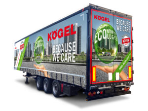 Logistics BusinessTrailer Combines Large Cargo Volume with Max Payload