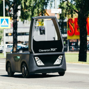 cleveron 701 driverless delivery vehicle