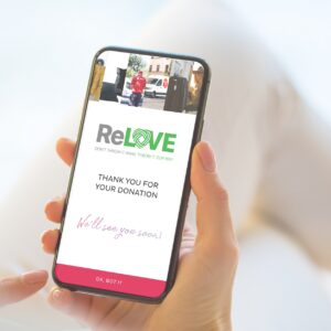 dpd asos relove clothing charity donation