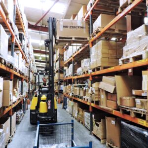 Improved storage density for auto parts distributor