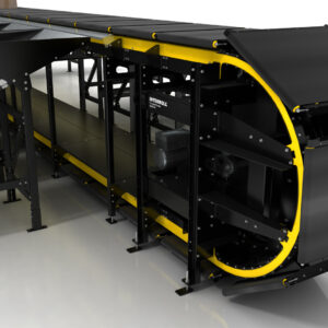 Interroll introduces new vertical crossbelt sorter