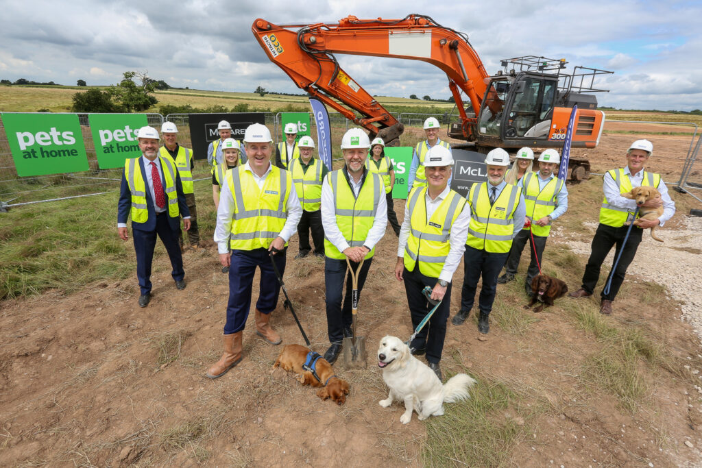 Logistics BusinessWork starts on new Pets at Home DC