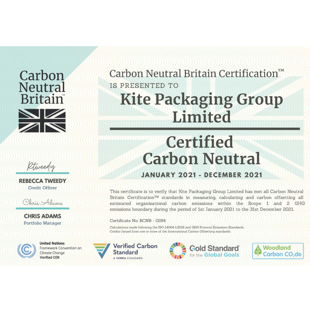 Logistics BusinessKite achieves carbon neutrality