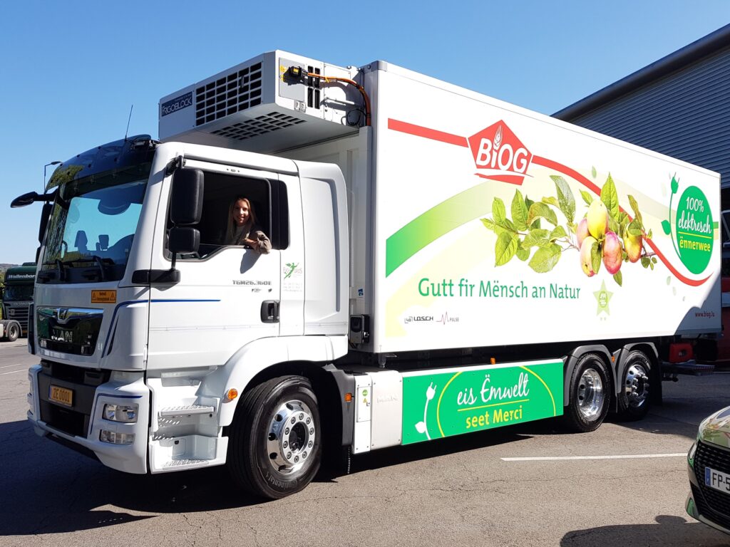 Logistics BusinessRefrigerated lorry fleet electrified to reduce emissions