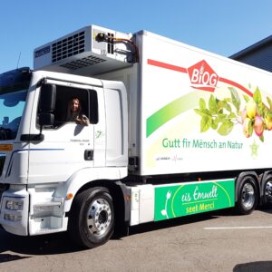 Logistics BusinessRefrigerated lorry fleet electrified to reduce emissions