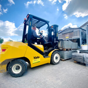 Yale truck ideal for landscaping expert
