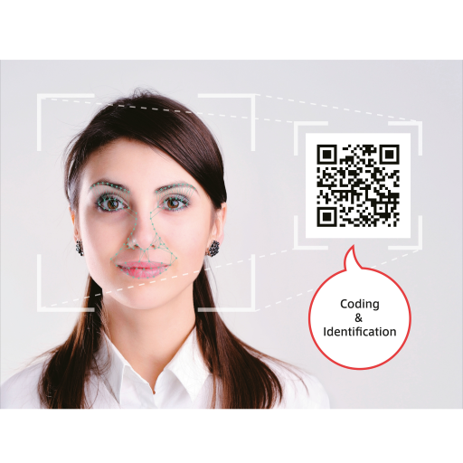 Logistics BusinessLaser sensor and QR code face recognition
