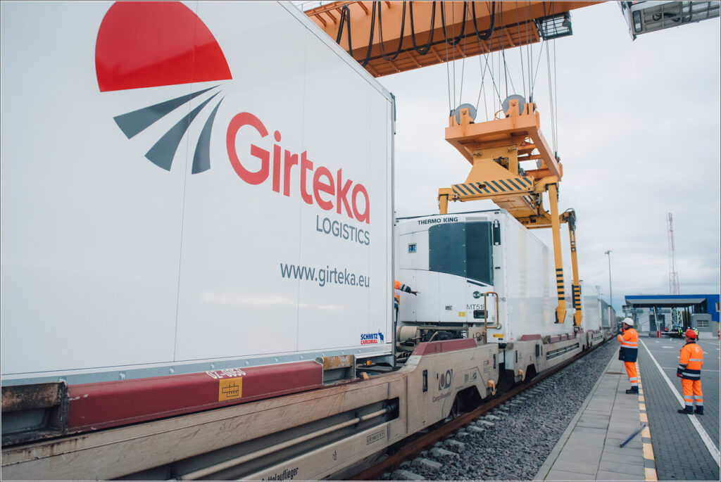 Girteka doubles intermodal rail freight