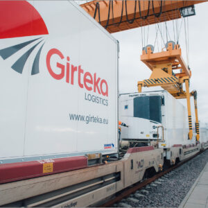 Girteka doubles intermodal rail freight