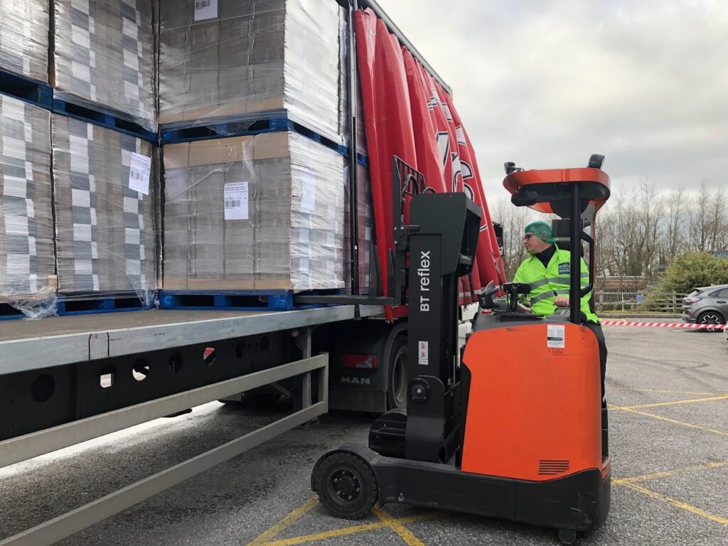 Logistics BusinessSnack producer reduces forklift fleet size