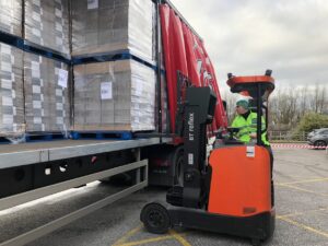 Logistics BusinessSnack producer reduces forklift fleet size