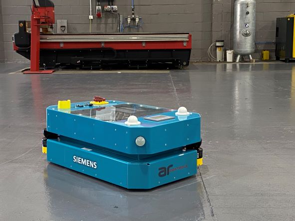 Siemens collaborates to produce smart AGVs