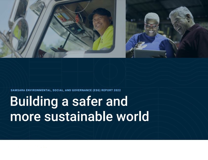 Logistics BusinessSamsara publishes inaugural ESG report