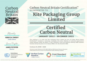 Logistics BusinessKite achieves carbon neutrality for second year