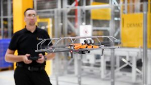 Logistics BusinessDematic offers inspection by drone
