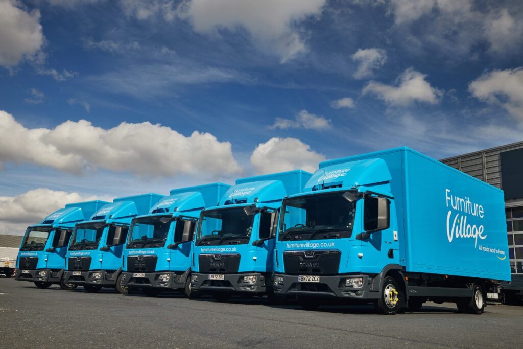 Logistics BusinessAsset Alliance Group supplies Furniture Village with trucks