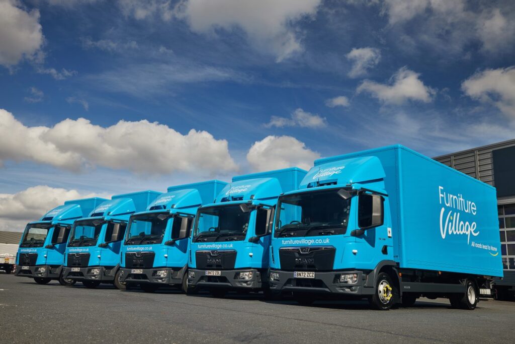 Logistics BusinessAsset Alliance Group supplies Furniture Village with trucks