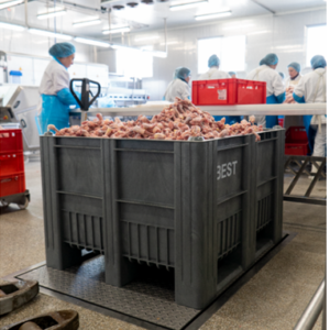 Logistics BusinessCraemer box ideal for meat processing company
