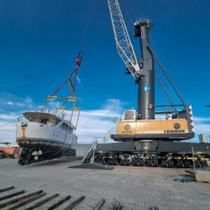Logistics BusinessArendal adds electric harbour crane