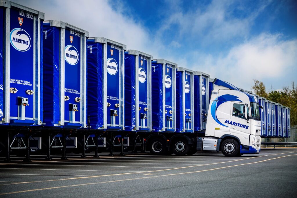 Tiger supplies 100 curtainsiders to Maritime