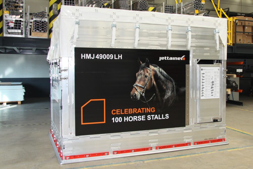 Logistics BusinessAir Horse Stall ULD Delivered
