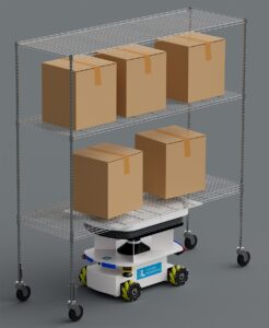 Logistics BusinessLocus Robotics Premiere Vector at LogiMAT