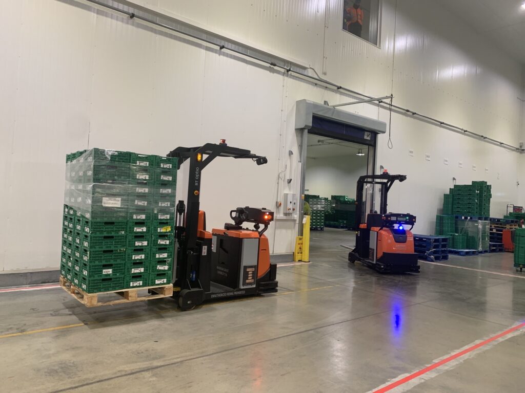Logistics BusinessAutomated Lift Trucks Bear Fruit