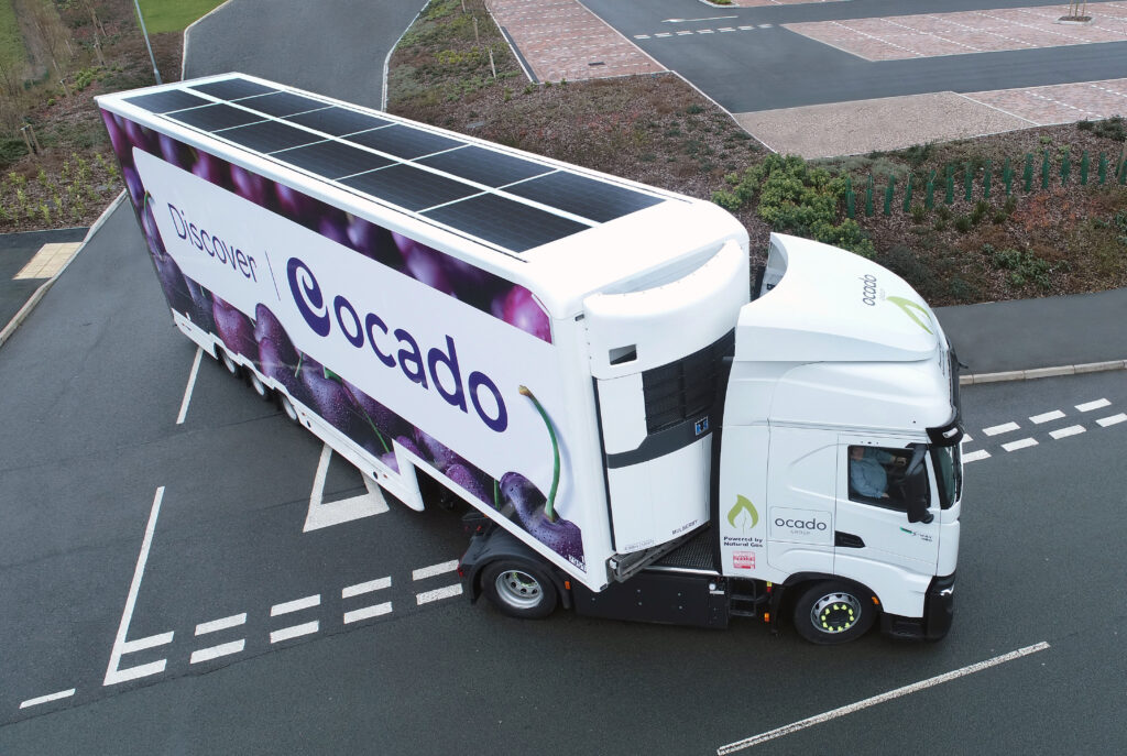 Logistics BusinessOcado Using Solar-powered Refrigerated Units