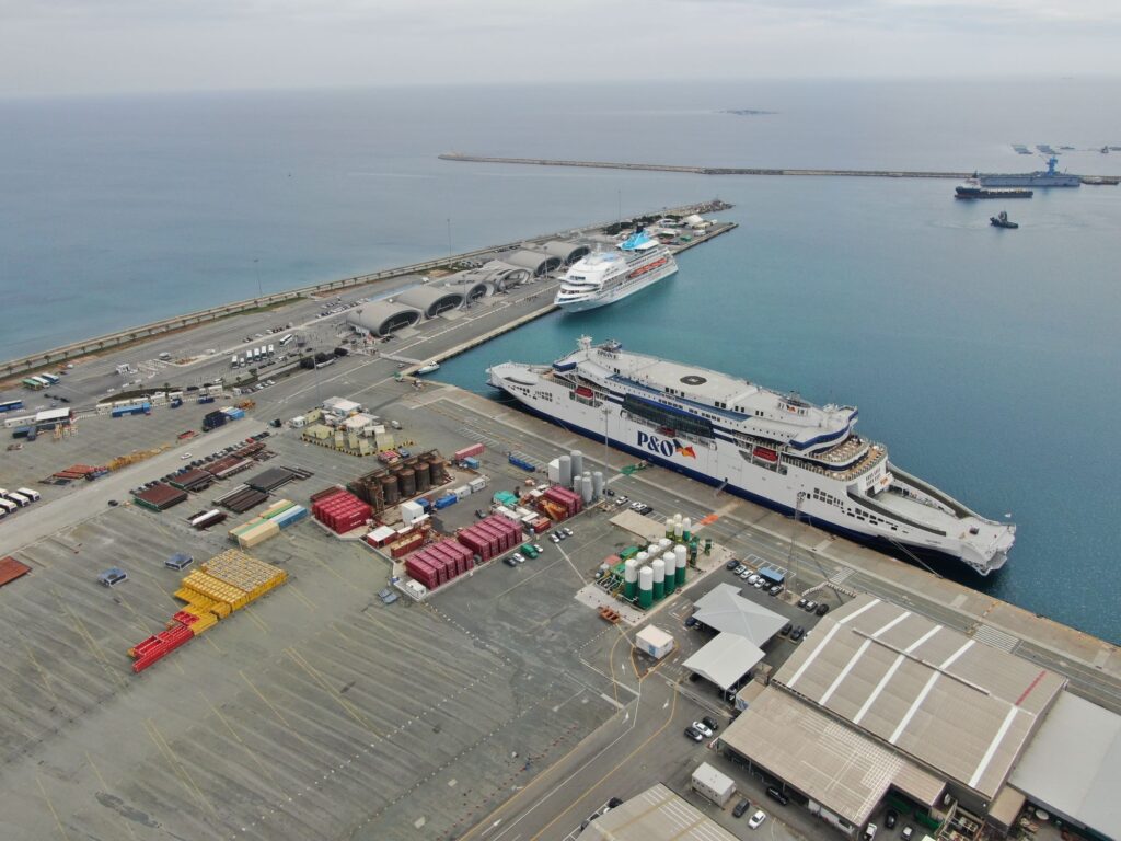 New Hybrid Ferry Docks at Limassol
