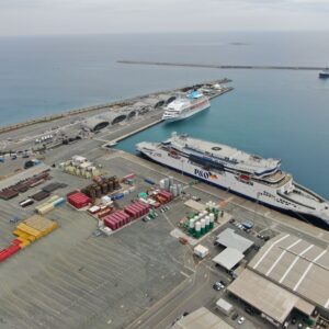 New Hybrid Ferry Docks at Limassol