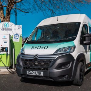 Logistics BusinessDiesel Van Turns Electric at Press of Button