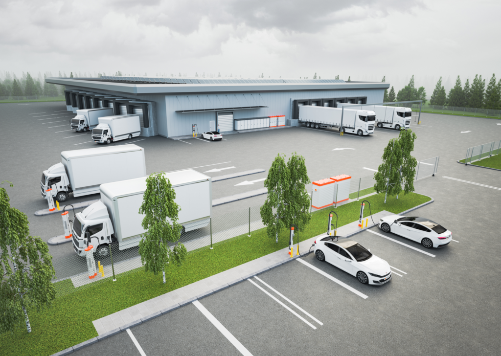 Logistics BusinessEV Truck Megawatt Charging System Early ’24