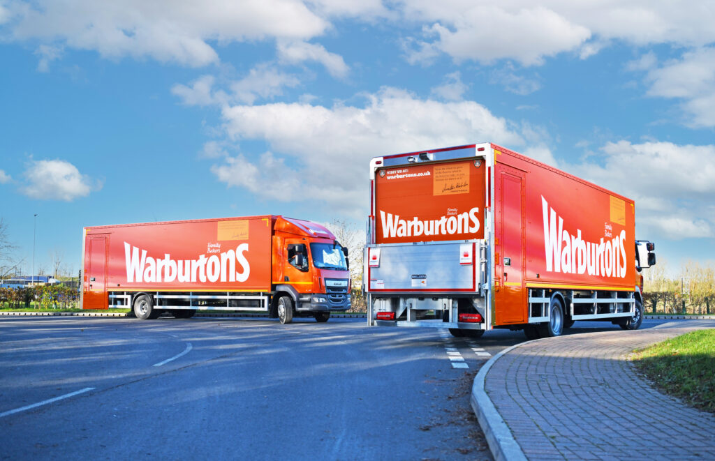 Logistics BusinessTiger Trailers Provide New Vans for Warburtons Fleet