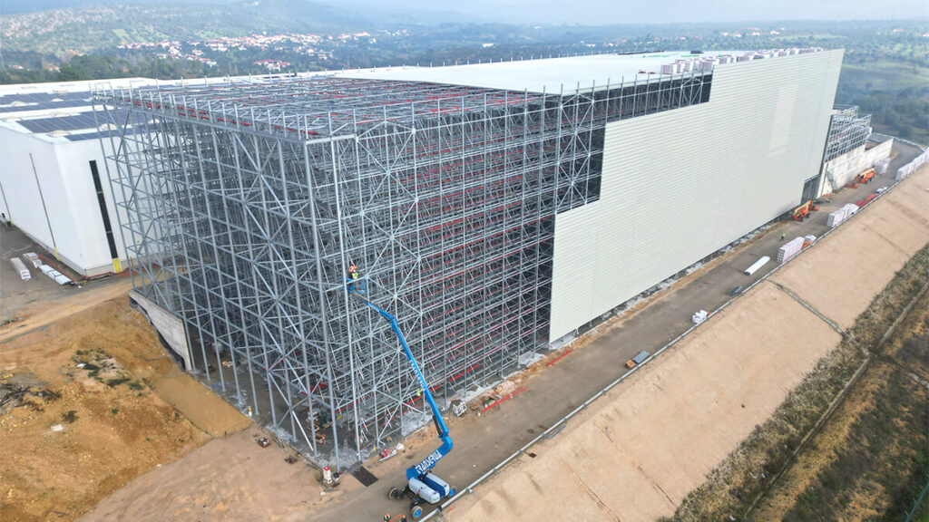 Logistics BusinessGalvanised Clad Rack High-Bay Warehouse