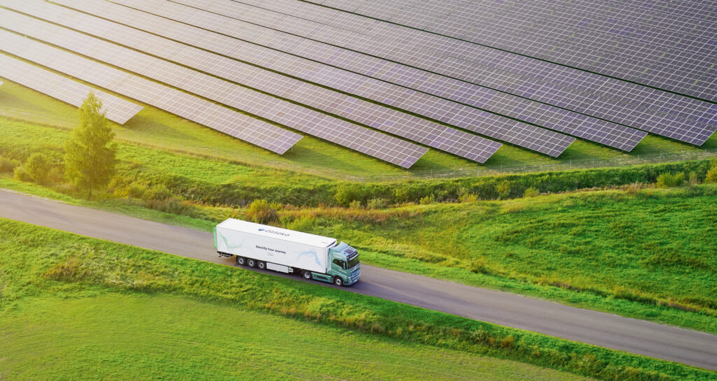 Logistics BusinessElectric Heavy Goods Vehicles in Action