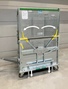 Logistics BusinessCustom-made Package Roll Containers for Polish Post
