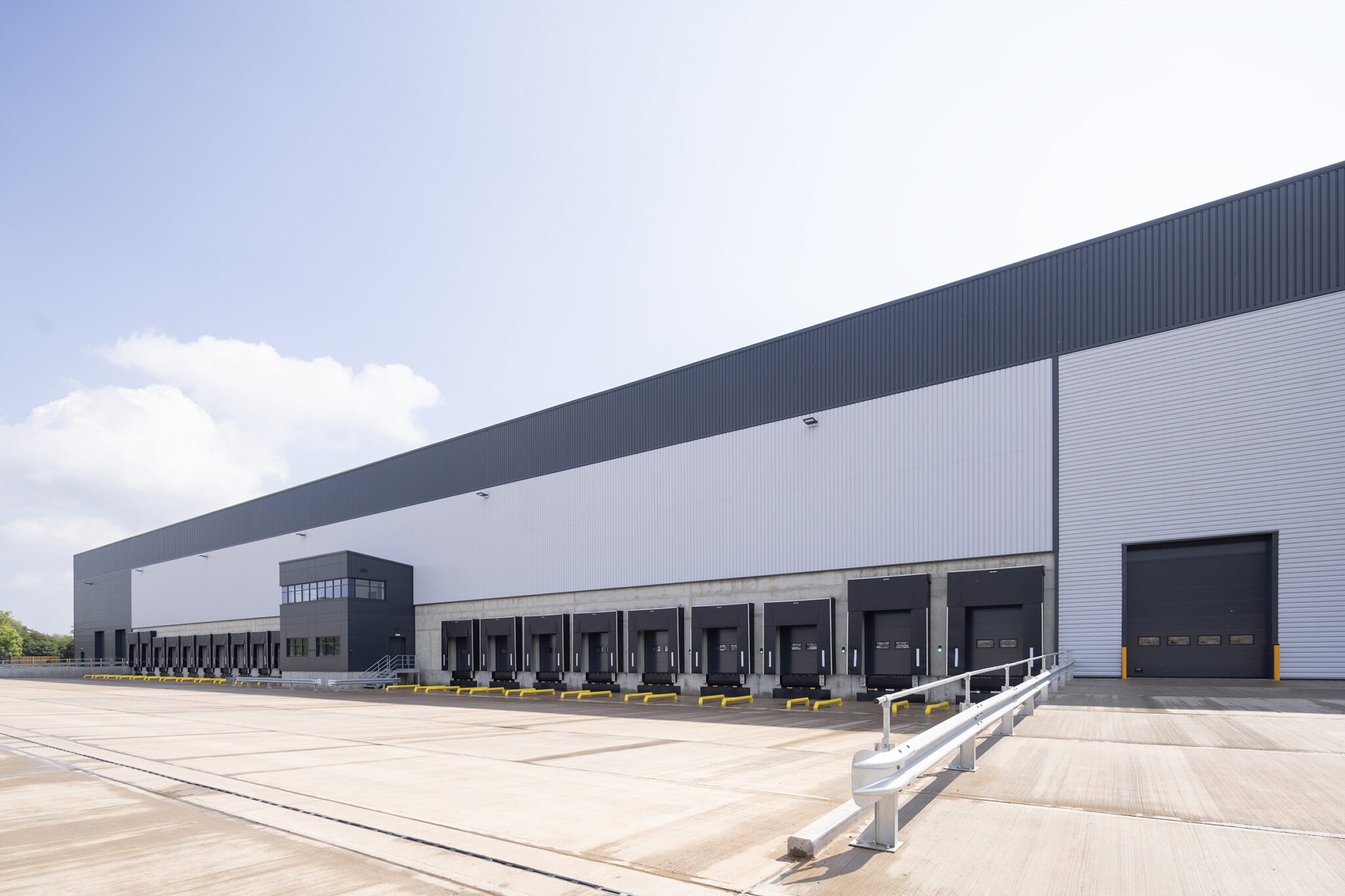 Sectional Door Technology at Logistics Hub